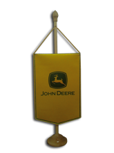 V-Form Wimpel John Deere mit gelber Schnur benäht