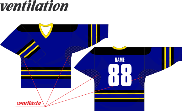 Eishockeytrikot Classic+ ventilation